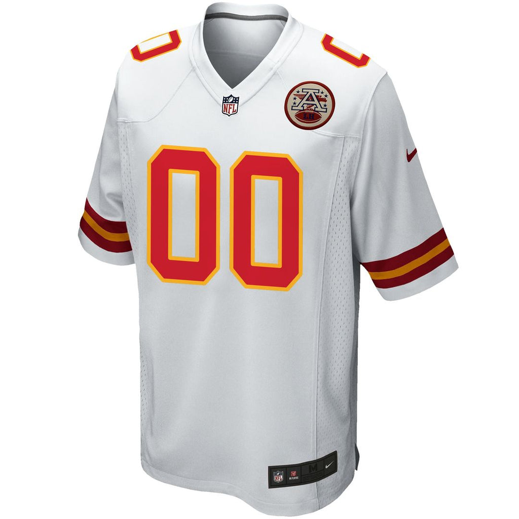 Kansas City Chiefs Nike White Custom Jersey