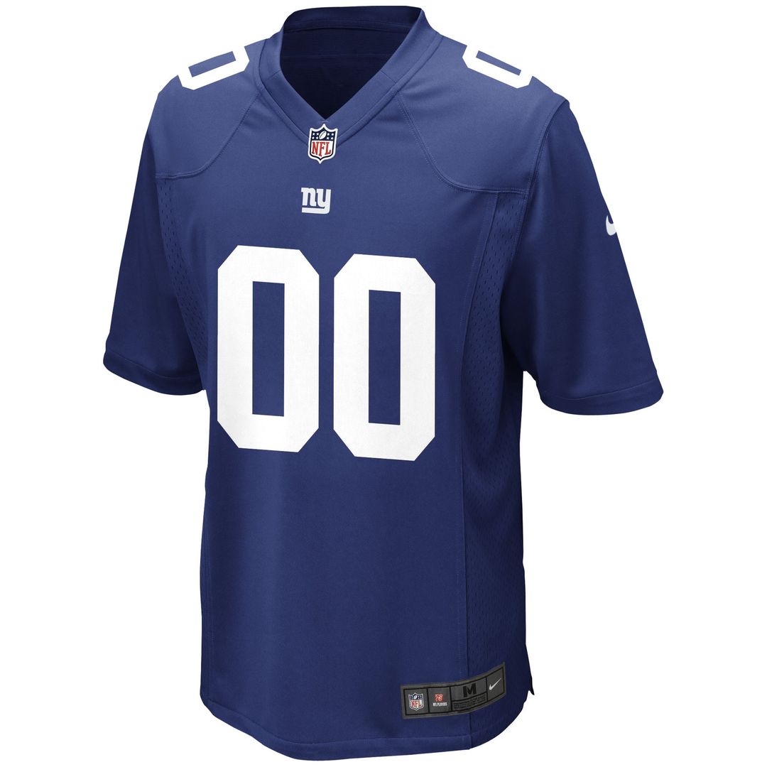 New York Giants Nike Royal Custom Jersey