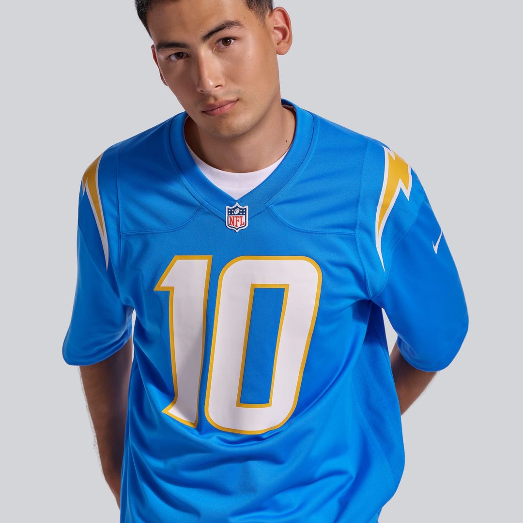 Los Angeles Chargers Justin Herbert Nike Navy Alternate Super Chargers Game Jersey