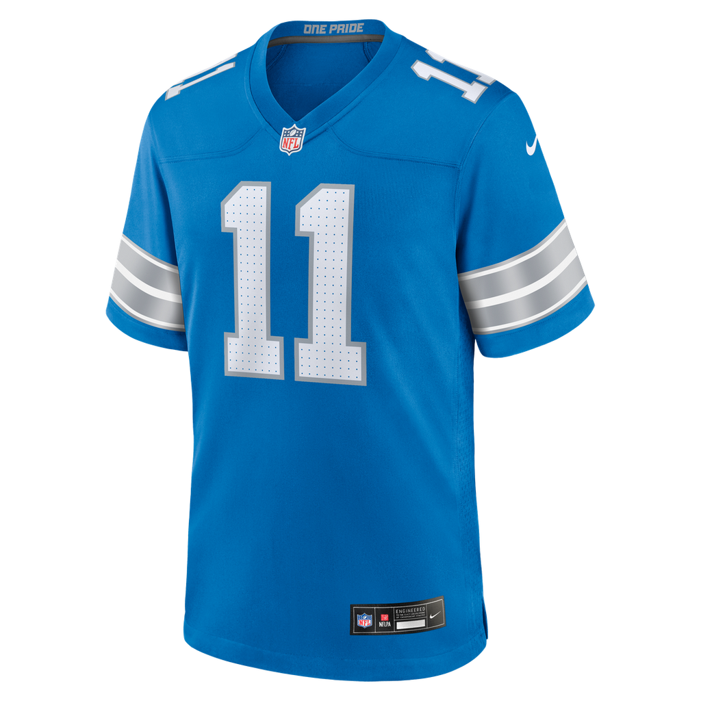 Detroit Lions Damone Clark Nike Blue Game Jersey