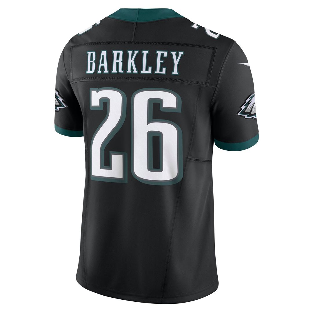 Philadelphia Eagles Saquon Barkley Nike Black Vapor FUSE Limited Jersey