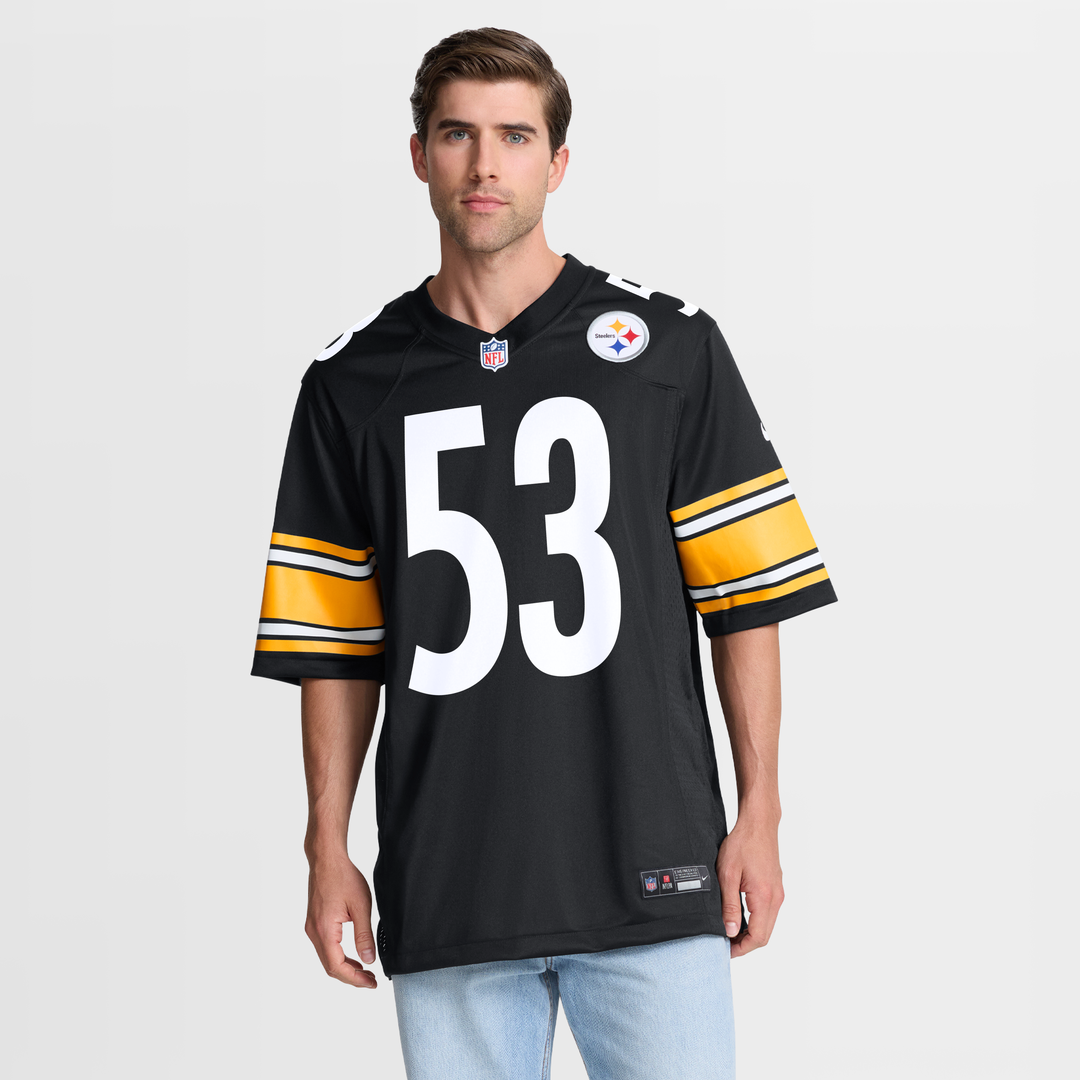 Pittsburgh Steelers JaWhaun Bentley Nike Black Game Jersey