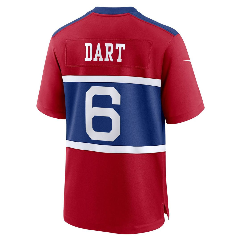 New York Giants Jaxson Dart Nike Royal Game Jersey