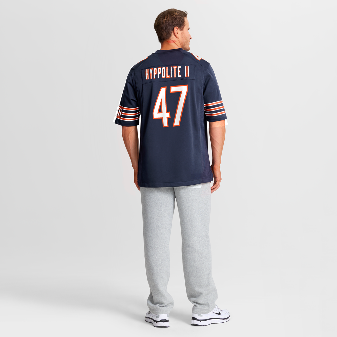 Chicago Bears Ruben Hyppolite II Nike Navy Game Jersey