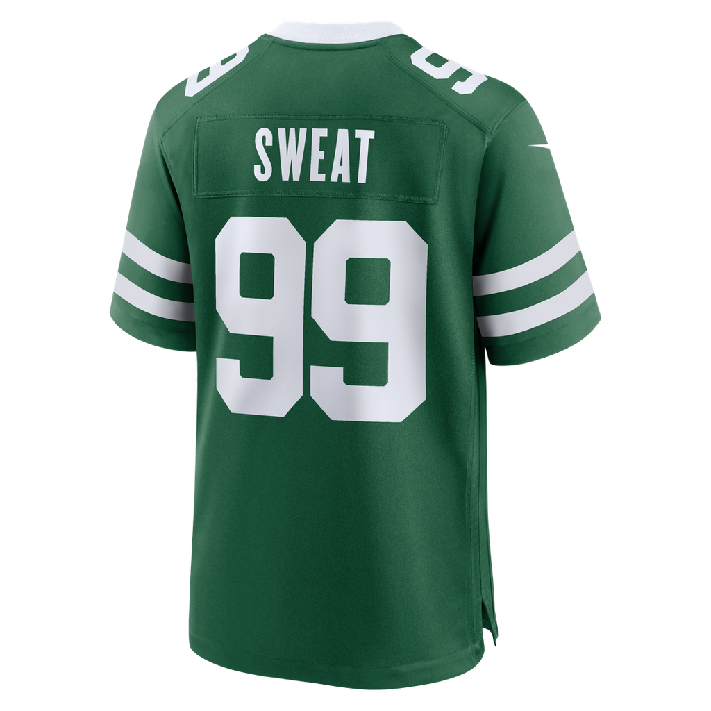 New York Jets T'Vondre Sweat Nike Legacy Green Game Jersey