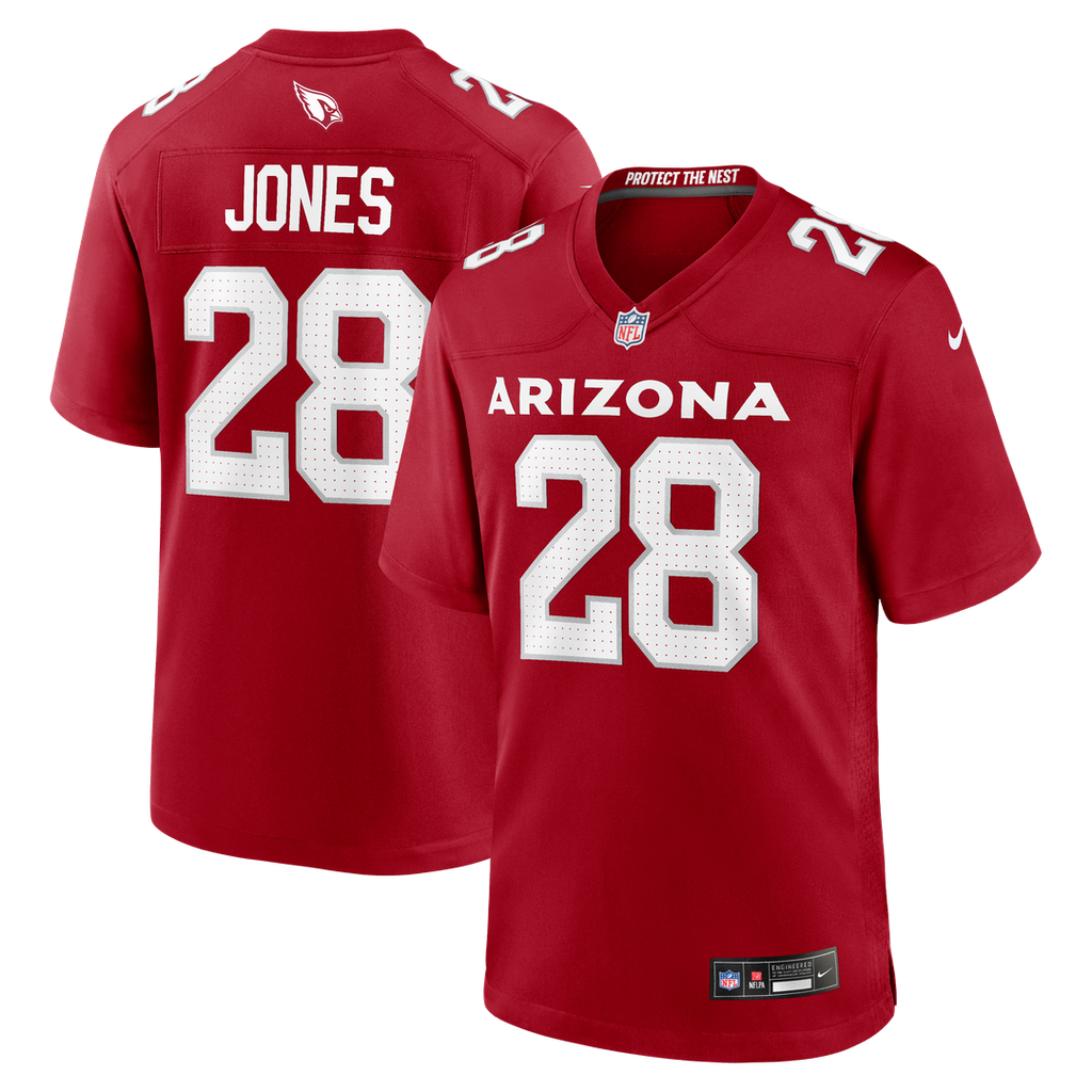 Arizona Cardinals Elijah Jones Nike Cardinal Game Jersey