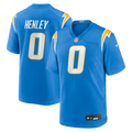 Los Angeles Chargers Daiyan Henley Nike Powder Blue Game Jersey