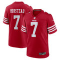 San Francisco 49ers Thomas Morstead Nike Scarlet Game Jersey