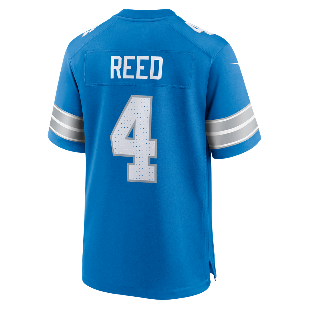 Detroit Lions D.J. Reed Nike Blue Game Jersey
