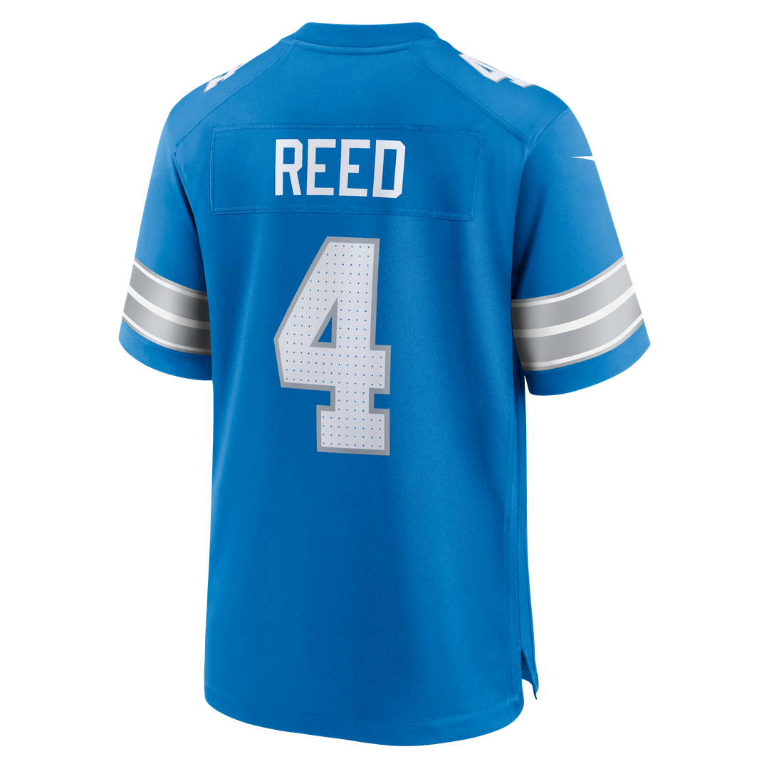 Detroit Lions D.J. Reed Nike Blue Game Jersey