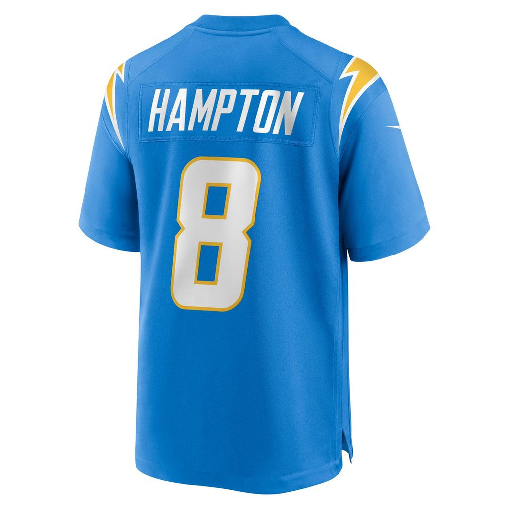 Los Angeles Chargers Omarion Hampton Nike Gold Alternate Charger Power Game Jersey