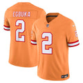 Tampa Bay Buccaneers Emeka Egbuka Nike Creamsicle Alternate Vapor FUSE Stitched Limited Jersey
