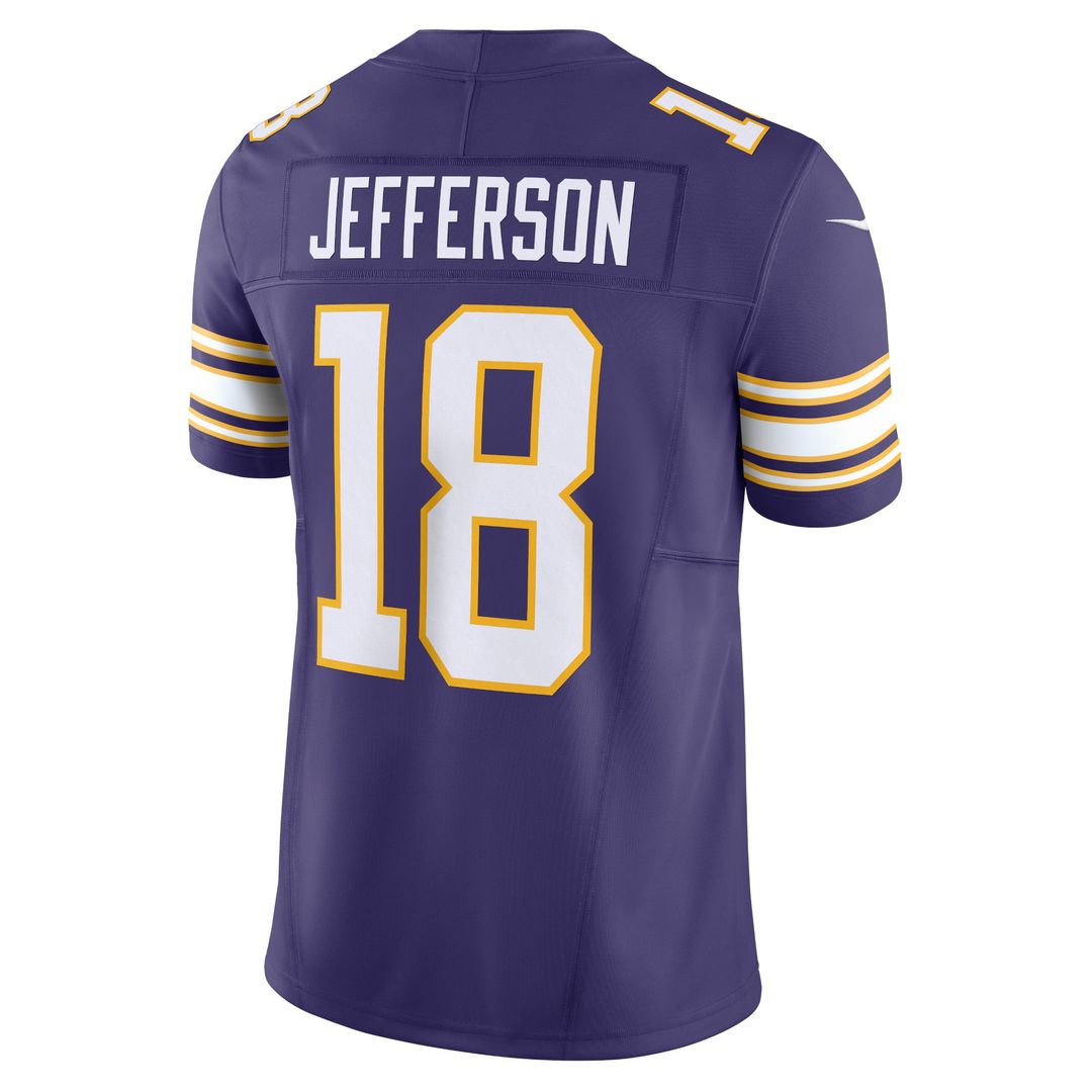 Minnesota Vikings Justin Jefferson Nike Purple Vapor FUSE Limited Jersey