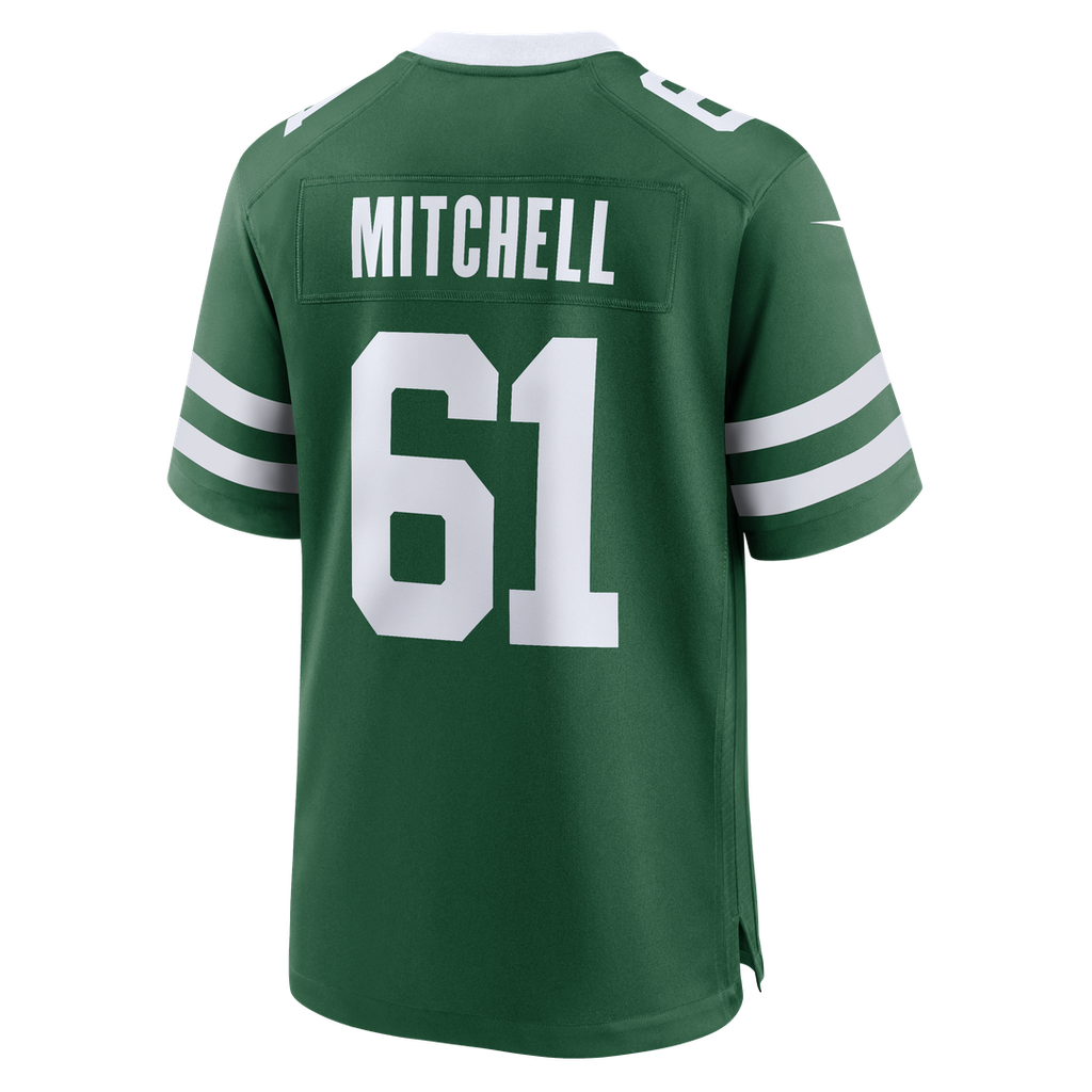 New York Jets Max Mitchell Nike Legacy Green Game Jersey