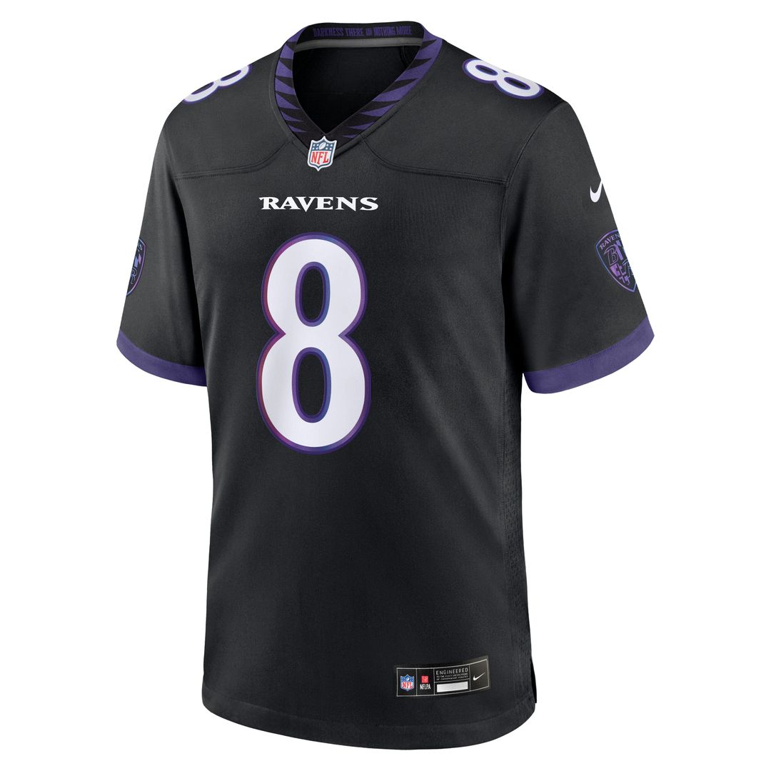 Baltimore Ravens Lamar Jackson Nike Purple Alternate Game Jersey