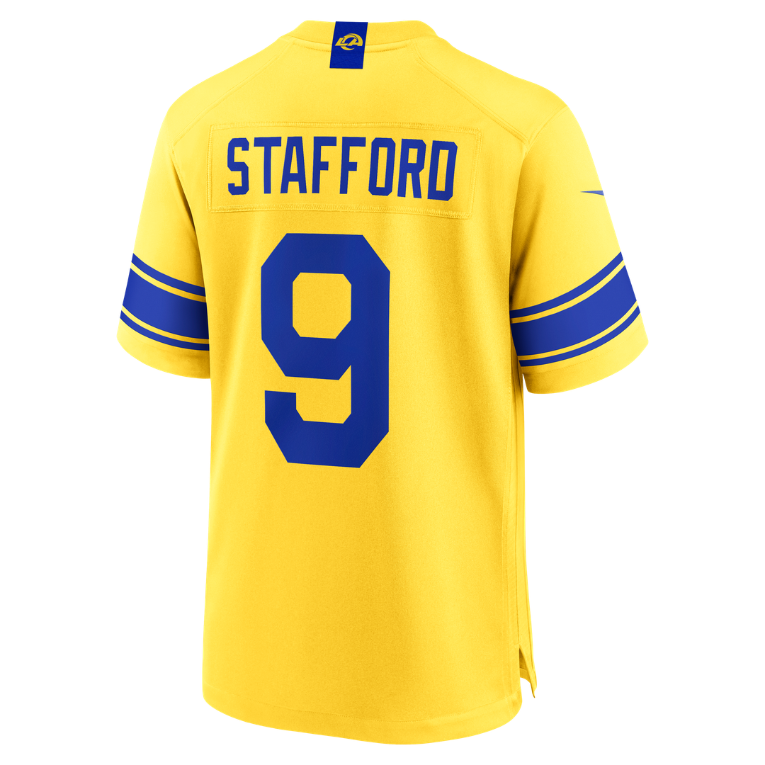 Los Angeles Rams Matthew Stafford Nike White White Game Jersey