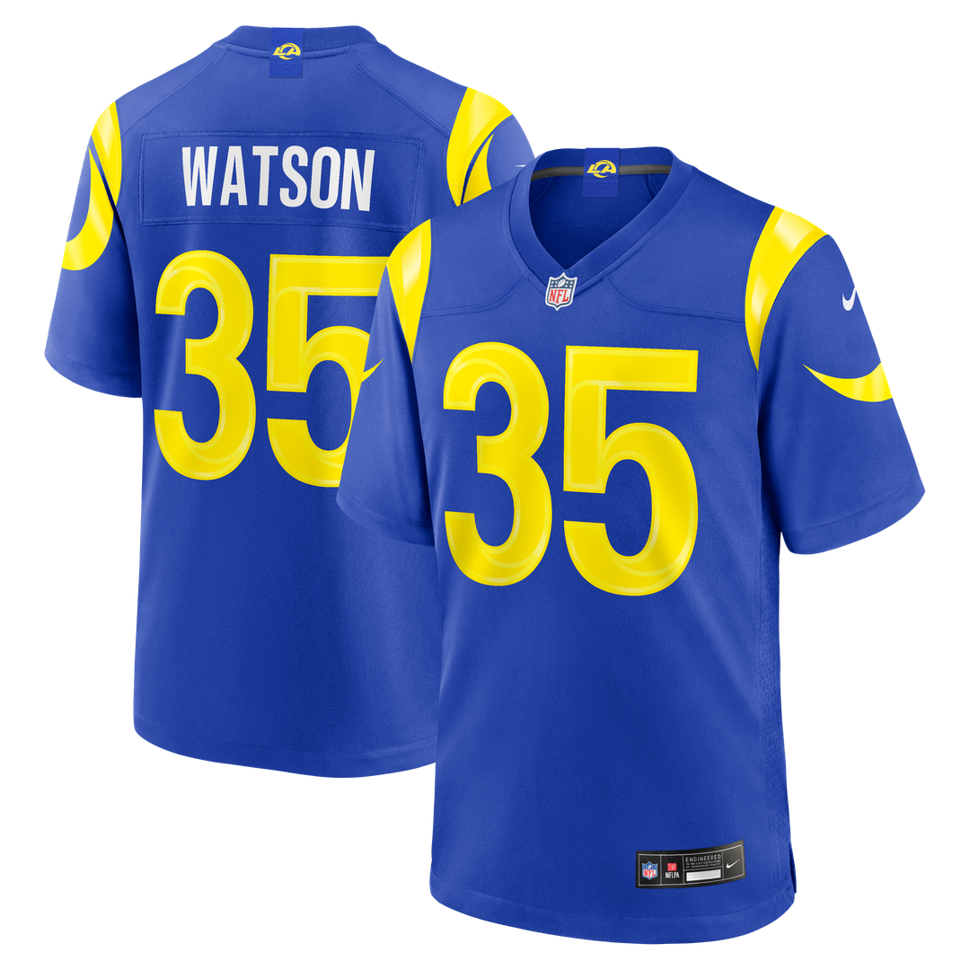 Los Angeles Rams Jaylen Watson Nike Royal Game Jersey