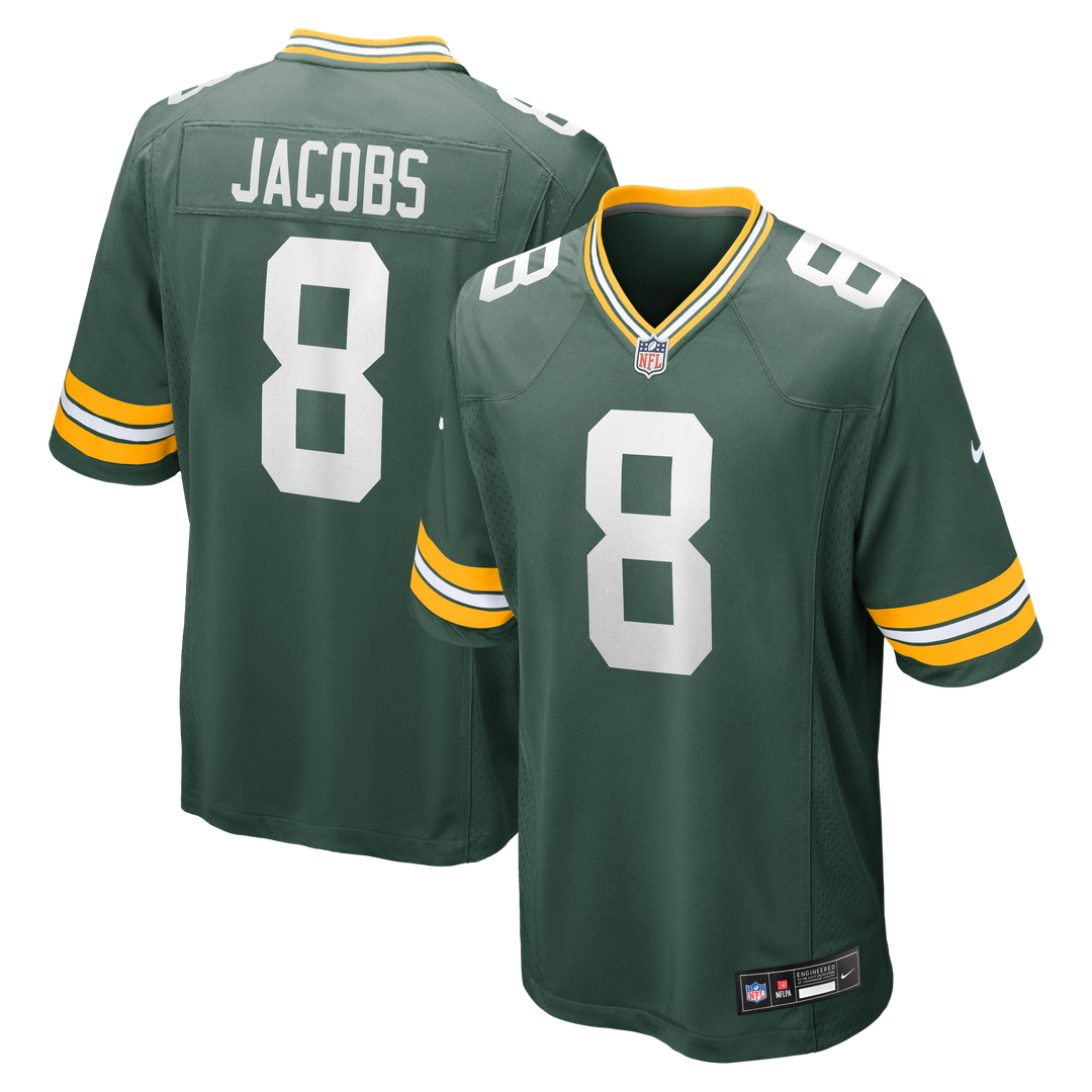 Green Bay Packers Josh Jacobs Nike Green Game Jersey