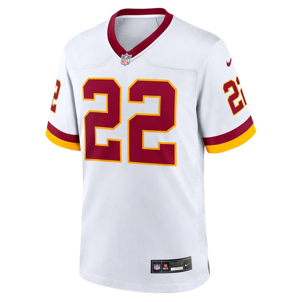 Washington Commanders Jacory Croskey - Merritt Nike White Game Super Bowl Era Jersey