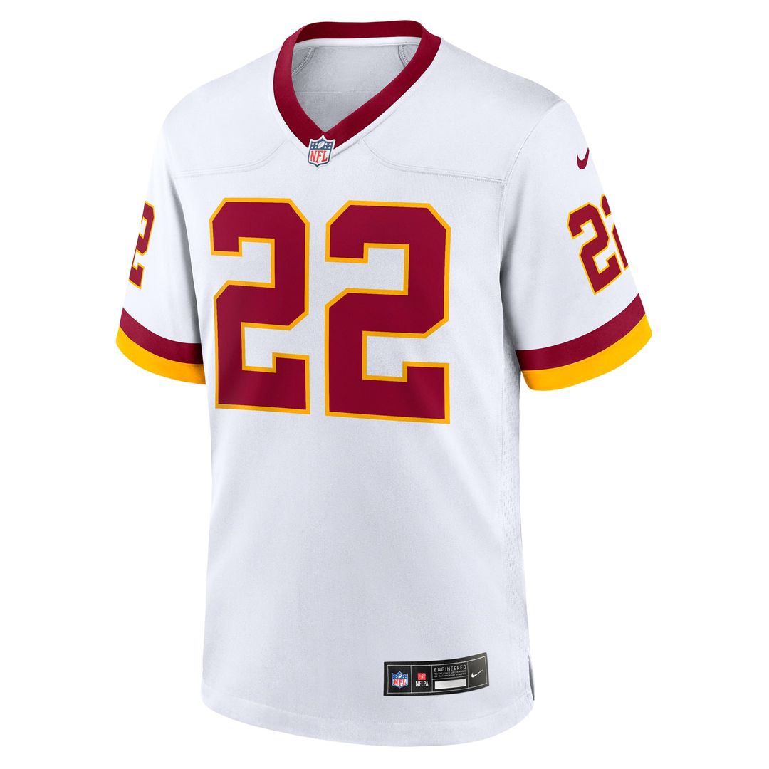 Washington Commanders Jacory Croskey - Merritt Nike White Game Super Bowl Era Jersey
