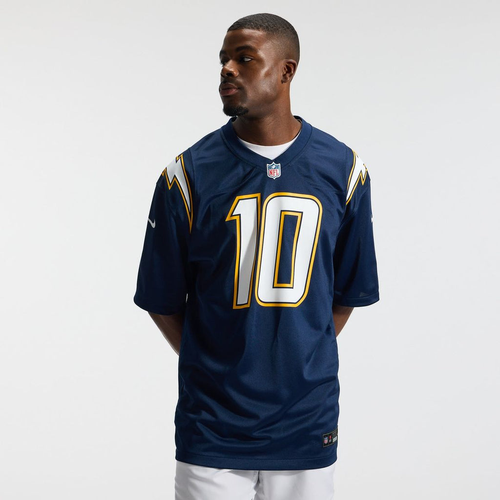 Los Angeles Chargers Justin Herbert Nike Gold Alternate Charger Power Game Jersey