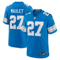 Detroit Lions Arthur Maulet Nike Blue Game Jersey