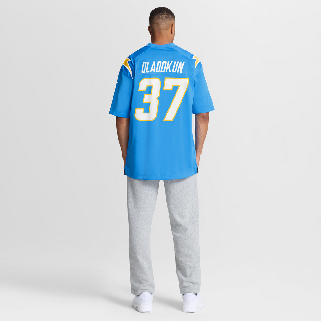 Los Angeles Chargers Jordan Oladokun Nike Powder Blue Game Jersey