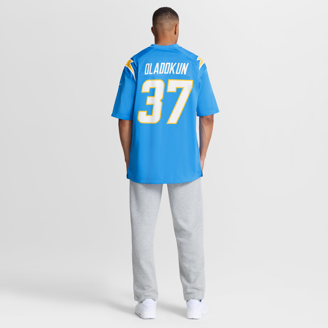 Los Angeles Chargers Jordan Oladokun Nike Powder Blue Game Jersey