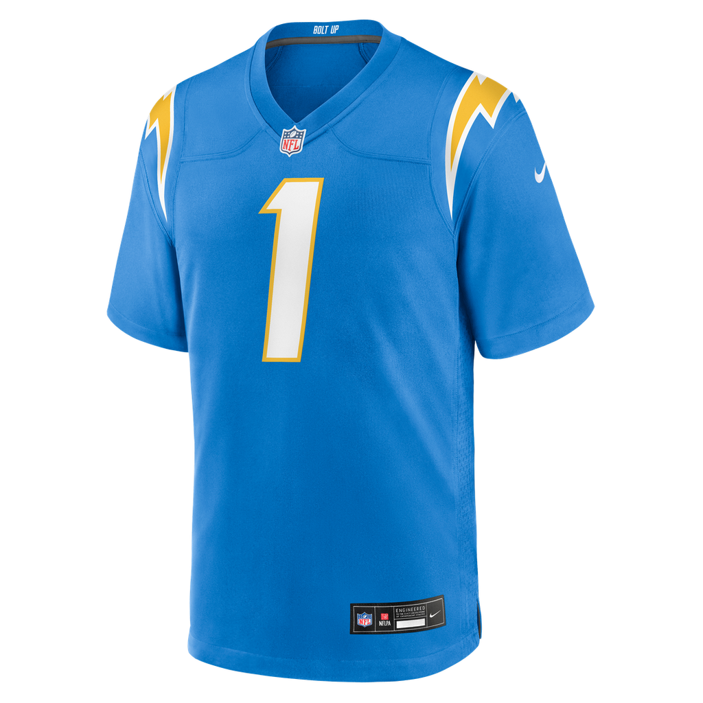 Los Angeles Chargers Akheem Mesidor Nike Powder Blue Game Jersey
