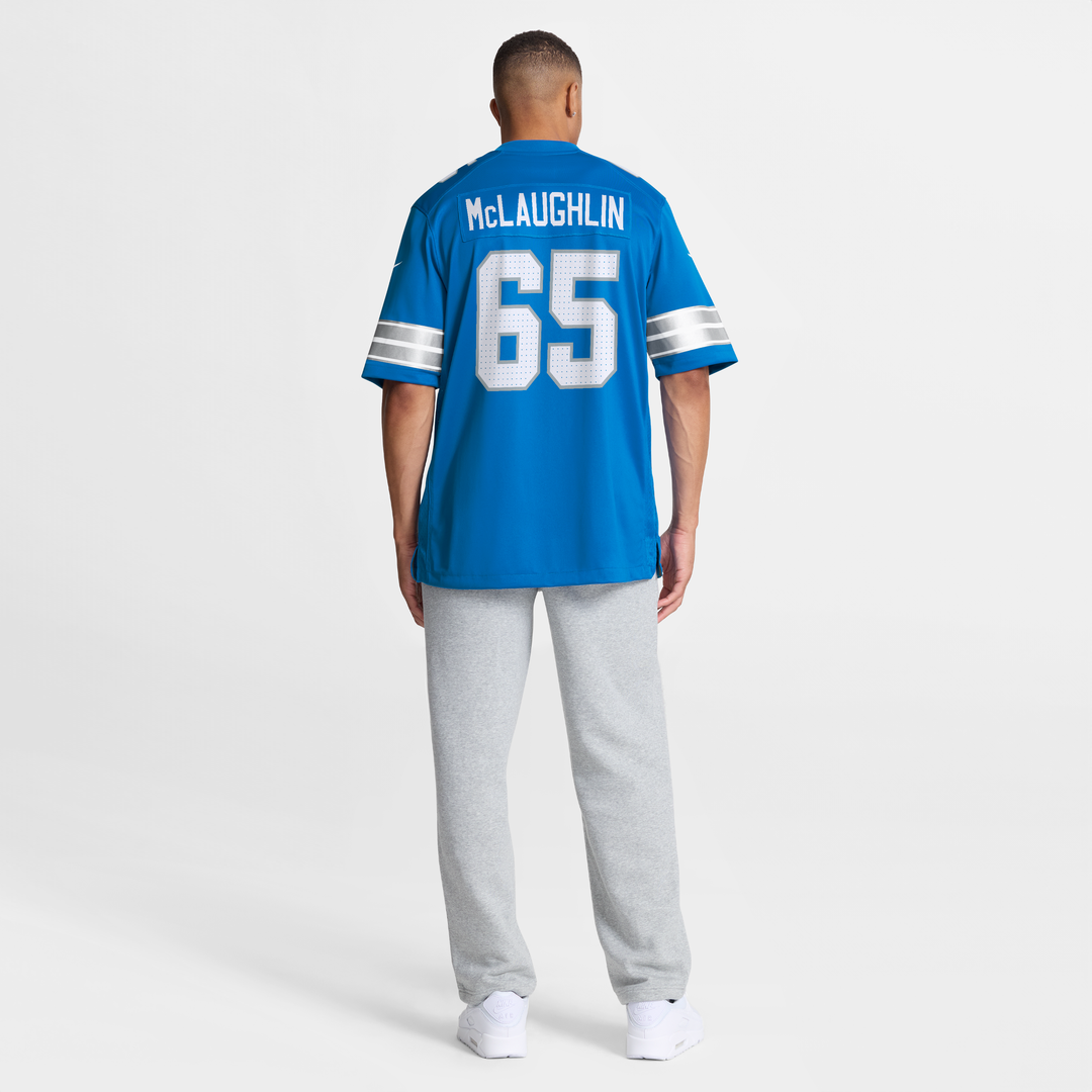 Detroit Lions Seth McLaughlin Nike Blue Game Jersey
