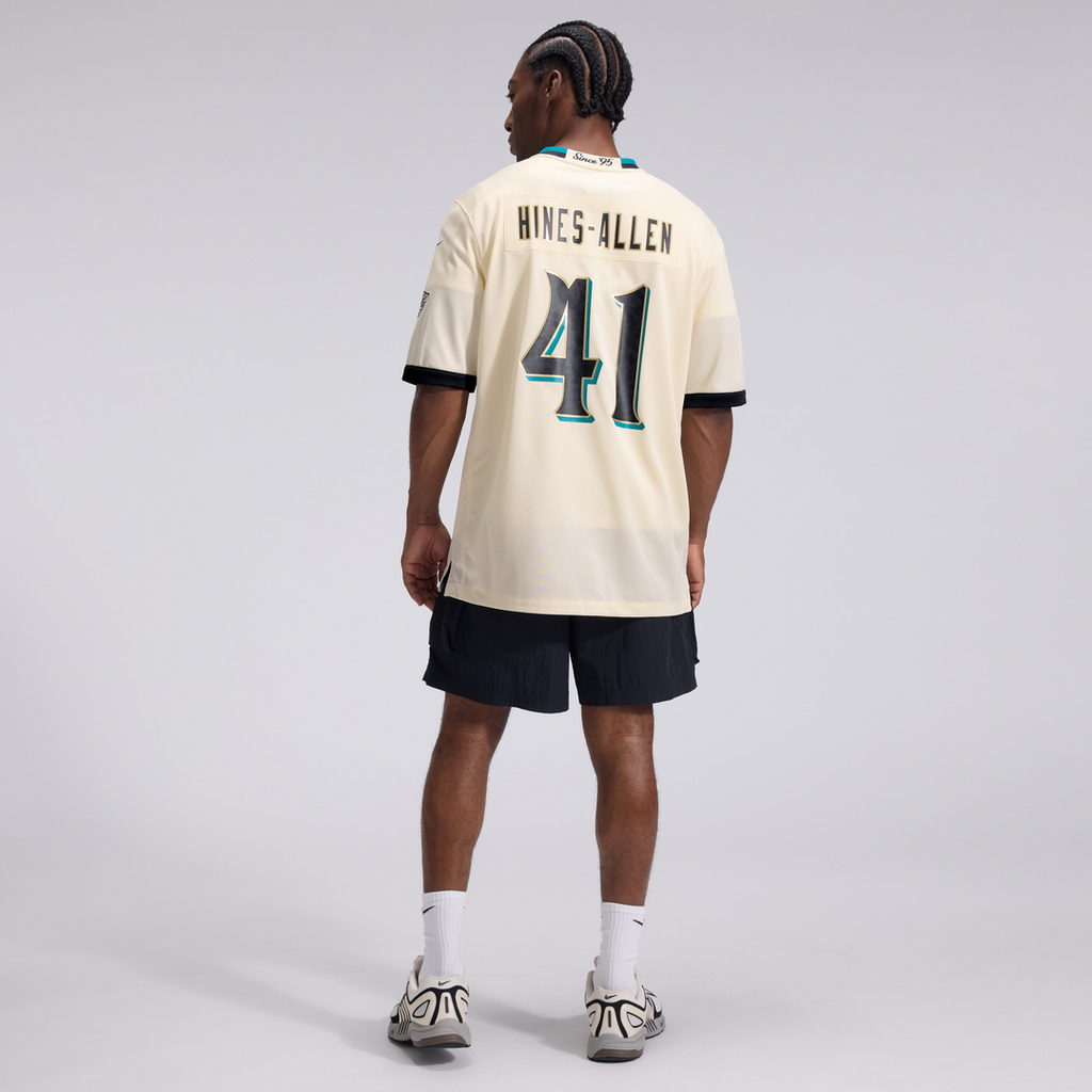 Jacksonville Jaguars Josh Hines - Allen Nike Natural 2026 Rivalries Collection Game Jersey