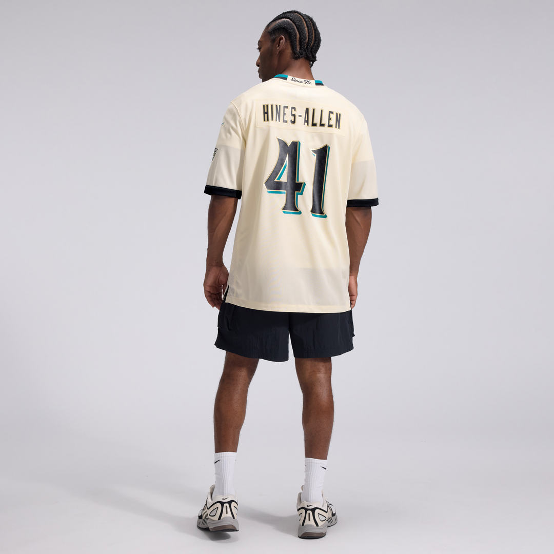 Jacksonville Jaguars Josh Hines - Allen Nike Natural 2026 Rivalries Collection Game Jersey