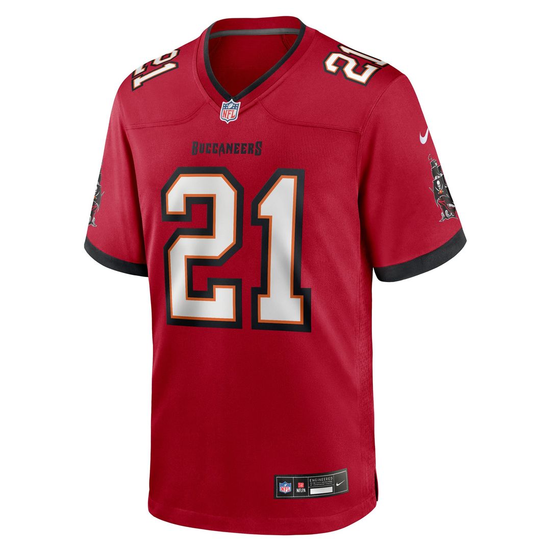 Tampa Bay Buccaneers Benjamin Morrison Nike Red Game Jersey