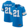 Detroit Lions Roger McCreary Nike Blue Game Jersey