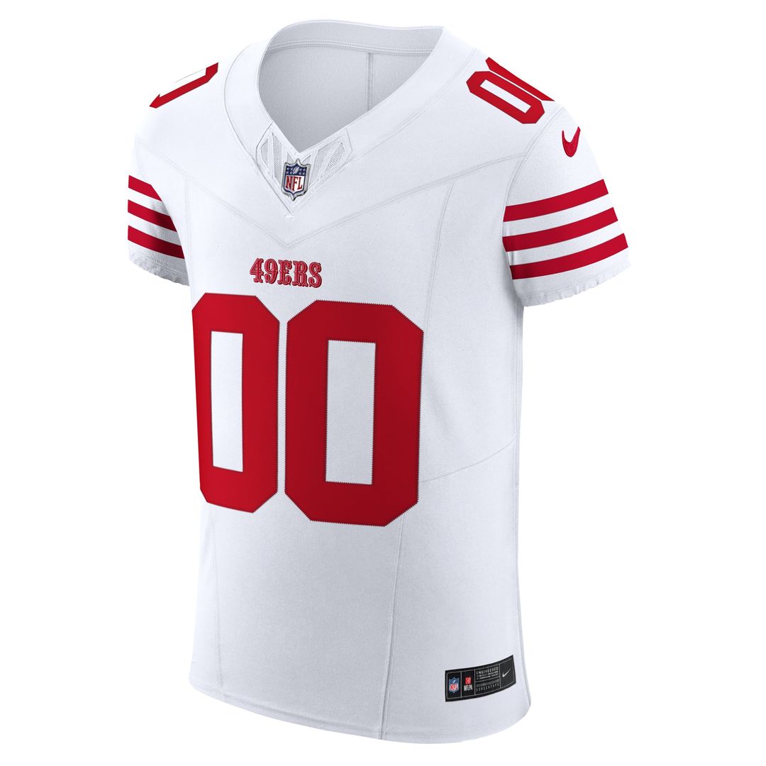 San Francisco 49ers Nike White Vapor FUSE Elite Custom Jersey