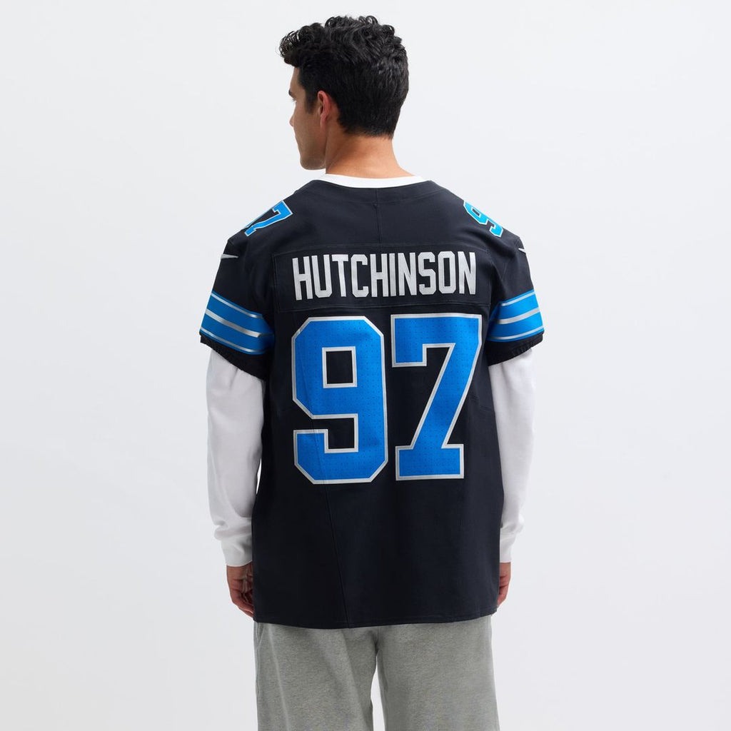 Detroit Lions Aidan Hutchinson Nike Black Alternate Vapor FUSE Elite Jersey