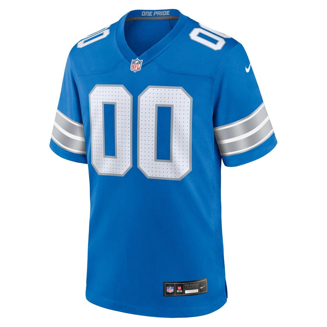 Detroit Lions Nike Black Alternate Custom Jersey