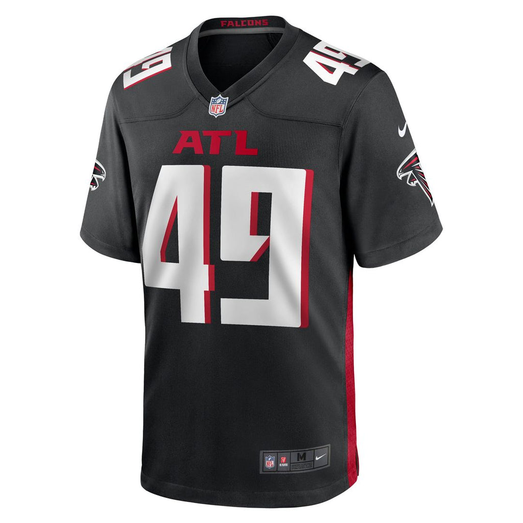 Atlanta Falcons Liam McCullough Nike Black Game Jersey
