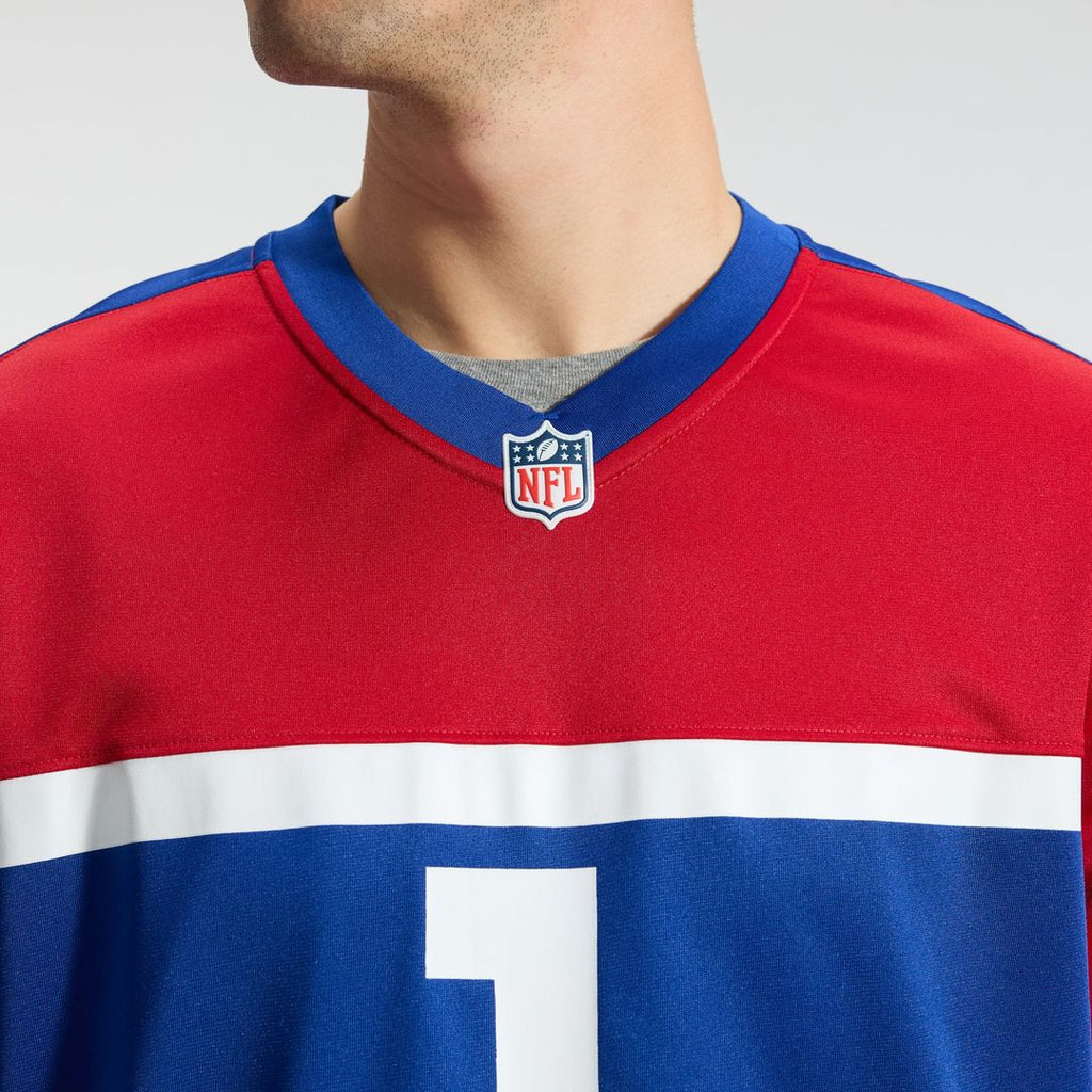 New York Giants Malik Nabers Nike Royal Game Jersey