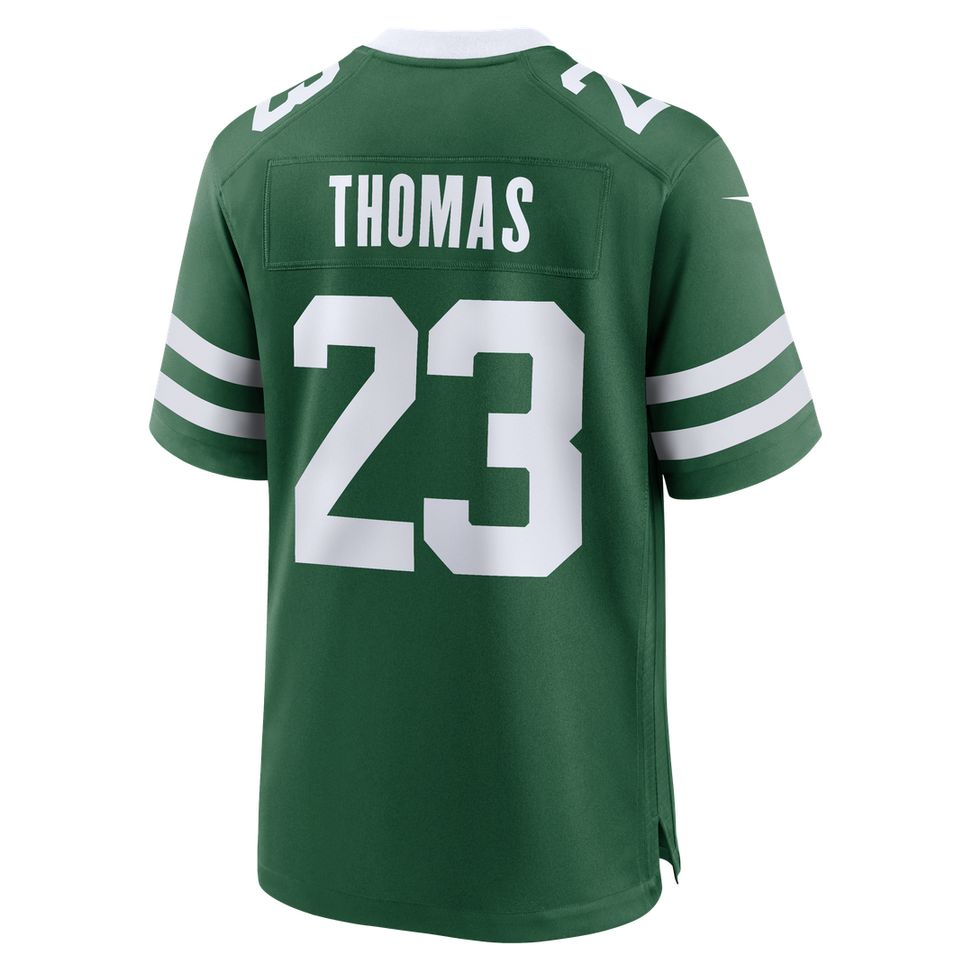 New York Jets Azareye'h Thomas Nike Legacy Green Game Jersey