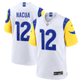 Los Angeles Rams Puka Nacua Nike White White Game Jersey
