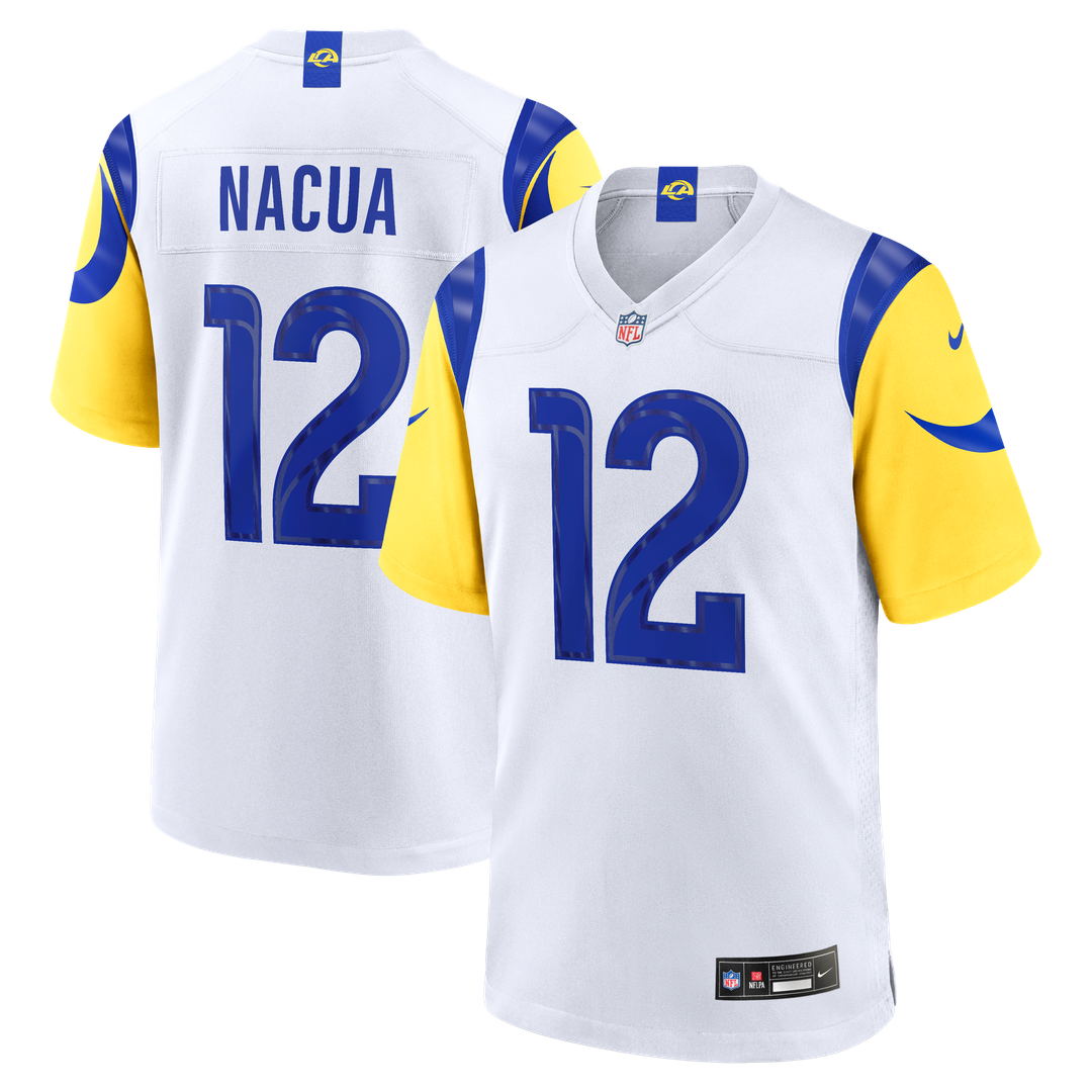 Los Angeles Rams Puka Nacua Nike White White Game Jersey