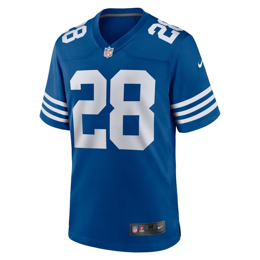 Indianapolis Colts Jonathan Taylor Nike Royal Game Jersey