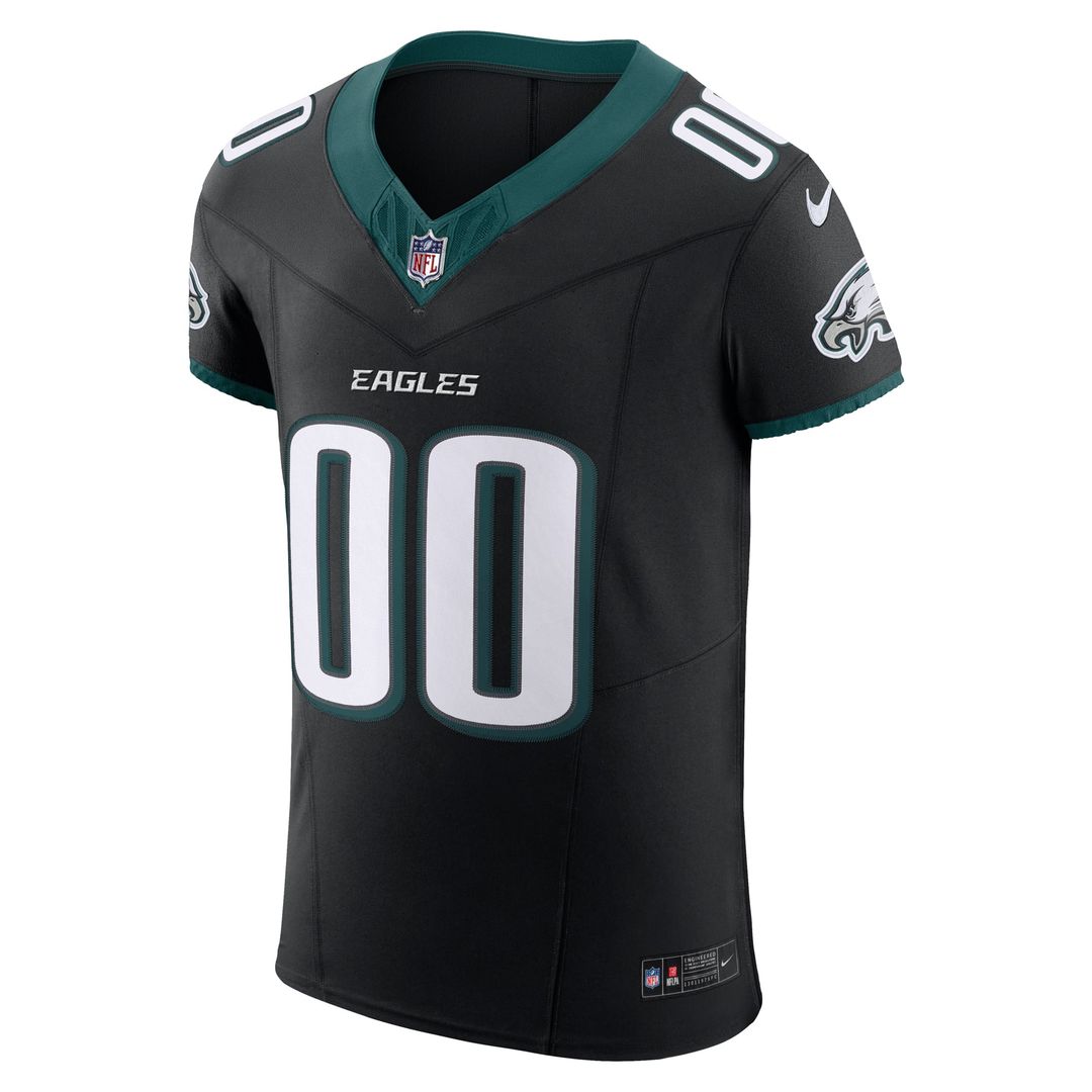 Philadelphia Eagles Nike Black Alternate Vapor FUSE Elite Custom Jersey