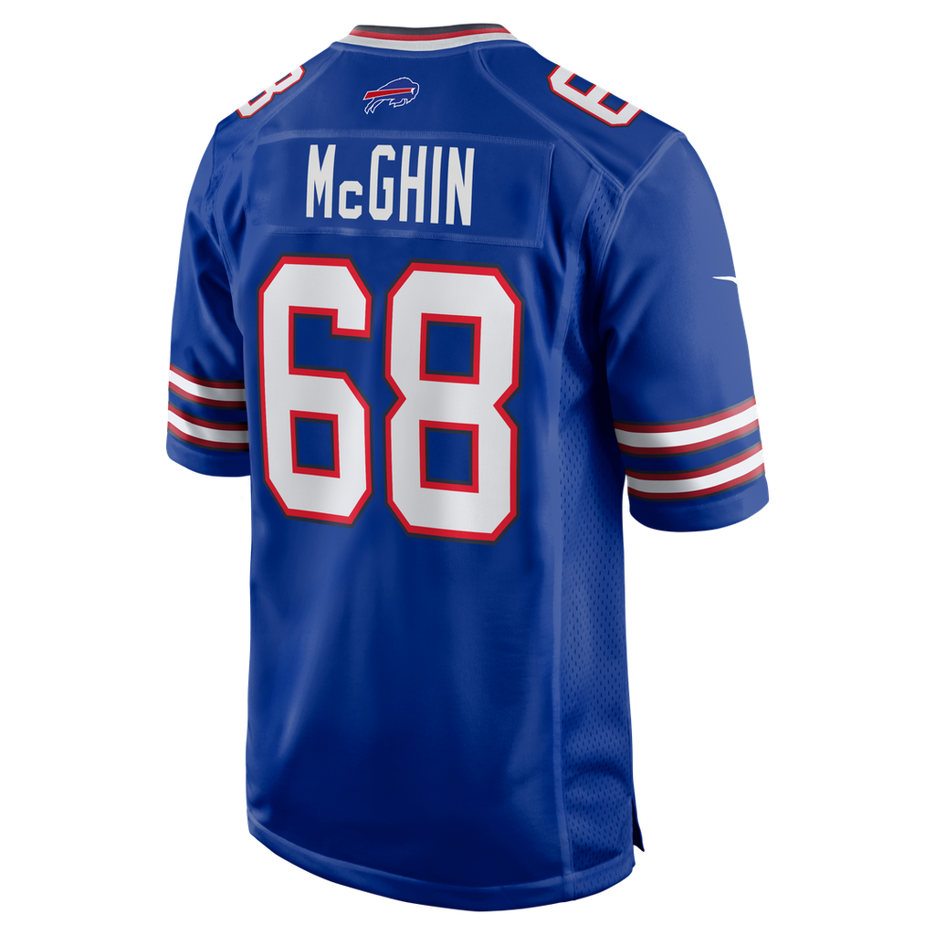 Buffalo Bills Garrett McGhin Nike Royal Game Jersey