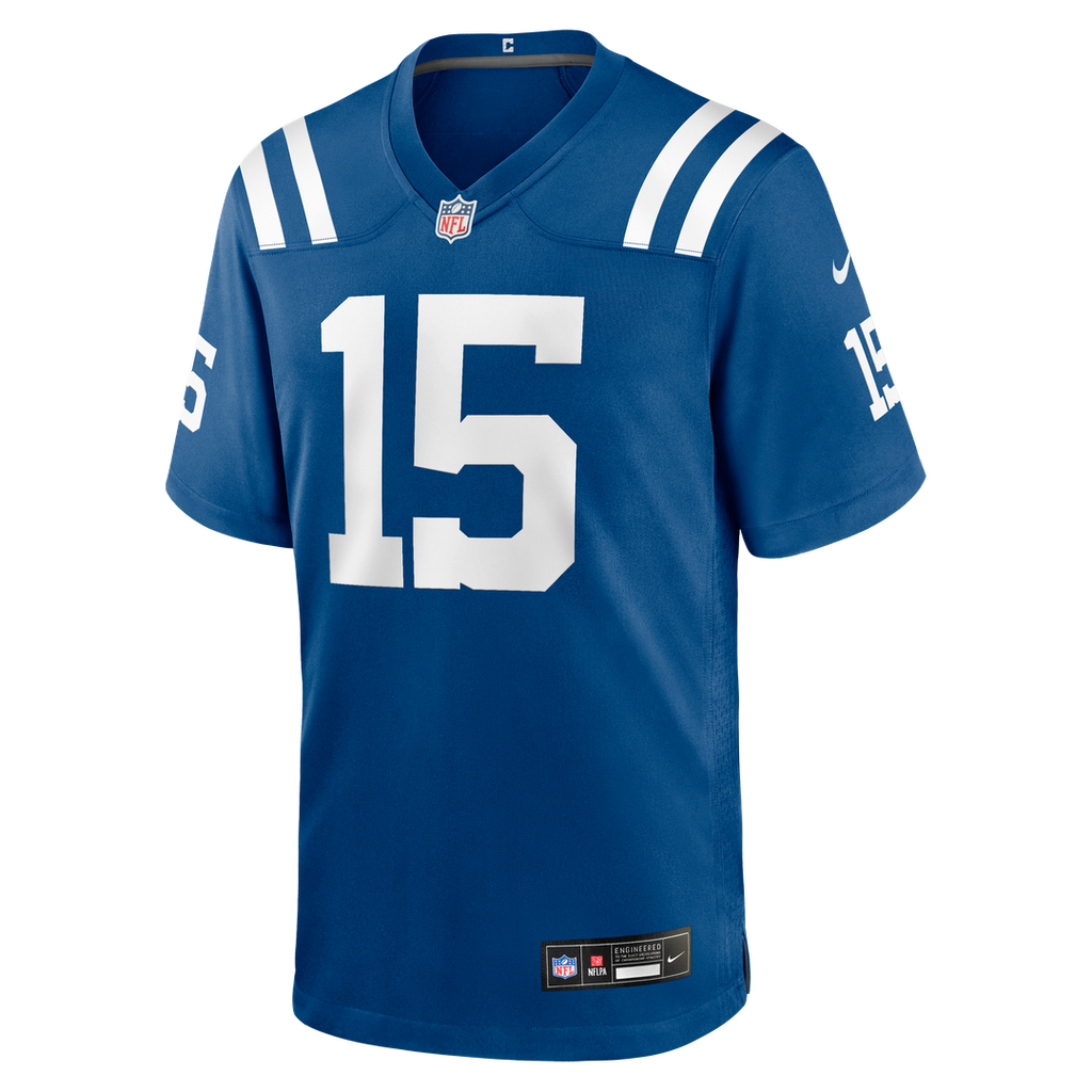 Indianapolis Colts Riley Leonard Nike Royal Game Jersey
