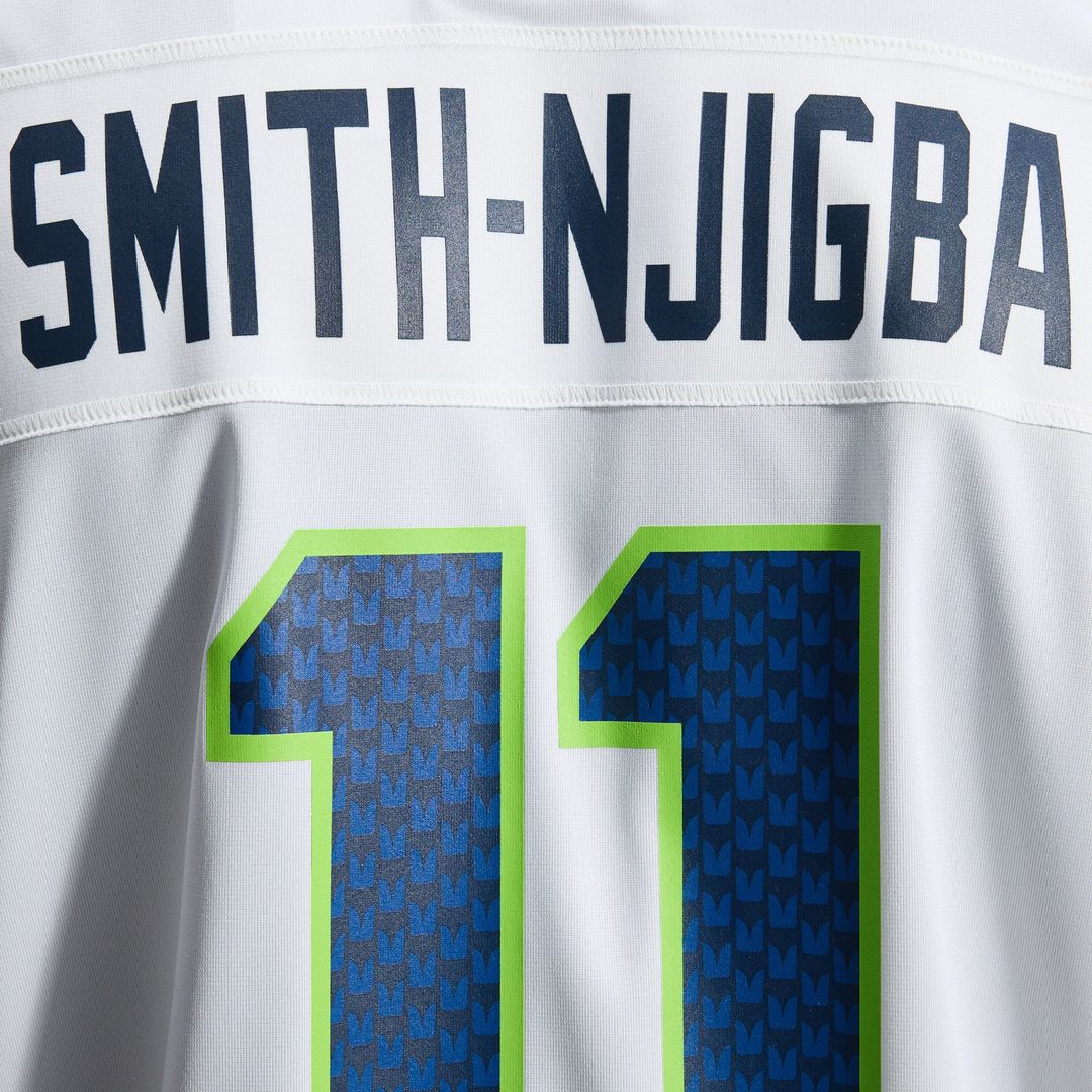 Seattle Seahawks Jaxon Smith - Njigba Nike White Game Jersey