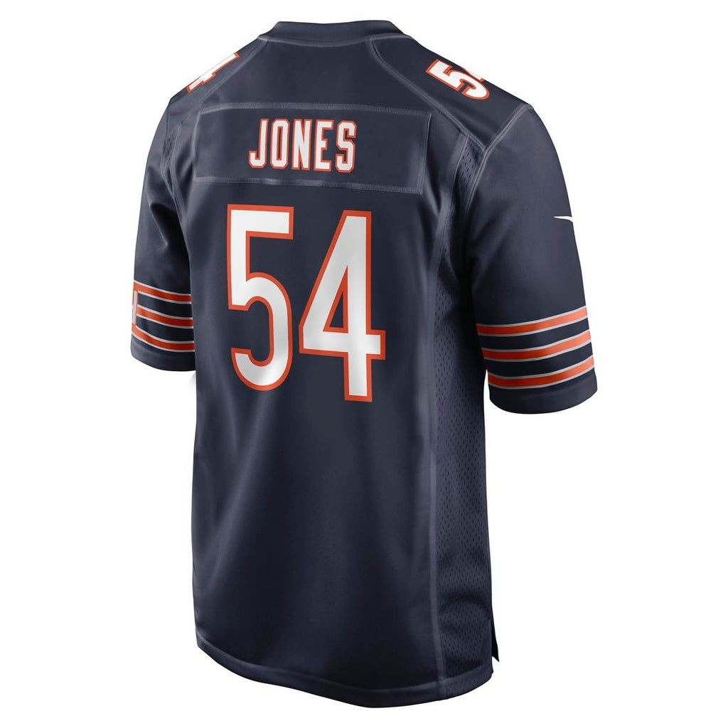 Chicago Bears Logan Jones Nike Navy Game Jersey