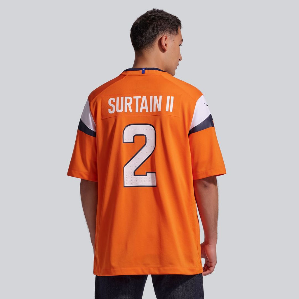 Denver Broncos Patrick Surtain II Nike Orange Game Jersey