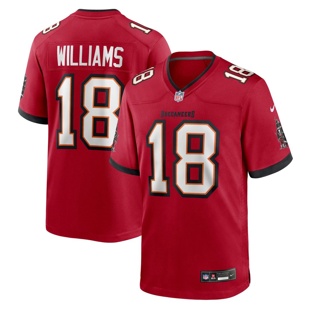 Tampa Bay Buccaneers Josh Williams Nike Red Game Jersey